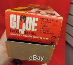 1964 Vintage Gi Joe Joezeta Action Marine Set In Fold Top Box Complete Original