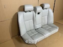 2004-2010 Bmw Oem E60 E61 M5 Seat Front And Rear Set Of Active Seats Silverstone