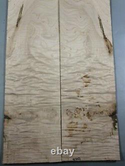 5A Cloud Ripple Maple Wood Electric Bass Top Set Luthier-ONE AND ONLY 8252