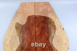 5A Curly Wormhole Exotic Rosewood Hardwood Electric Bass Top Set Luthier 8102