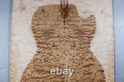 5A Quilted Maple Wood Bookmatch Electric Bass Drop Top Set Luthier 8422