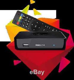 5x Mag 254 - Feel the Power -HD IPTV Set Top Box - cmp AVOV & Dreamlink
