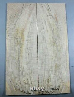AAAAA Ripple Spalted Maple Wood Bookmatch Electric Bass Top Set Luthier 7944-4
