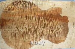 AAAA 10mm Ripple Maple Wood Electric Bass Fat Top Set Luthier-ONE AND ONLY 7932