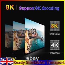 A#K H96 MAX V58 Set Top Box Media Player Receiver TV Box (8G+64G-UK Plug)