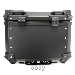 Aluminium Panniers Set + Top Box for Honda Africa Twin CRF 1000 L XB55 black