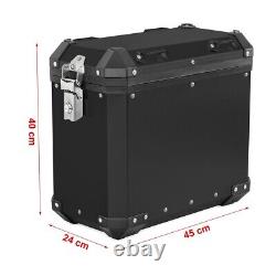 Aluminium Panniers Set + Top Box for Honda CB 1100 / EX / 500 X GX38 black