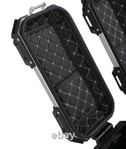Aluminium Panniers Set for BMW R 1250 GS / Adventure Side Cases XB30 black