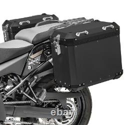 Aluminium Panniers Set for Honda Varadero 125 Side Cases GX45 black