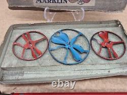 Antique Marklin Dragonfly spinning top set Boxed C1920S original