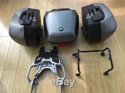 BMW XR1000 Motorrad complete luggage set. Top Box, Pannier Set, All brackets