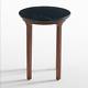 Brand New Boxed Set Of 2 Botello Round Side Tables With Marble Top, La Redoute