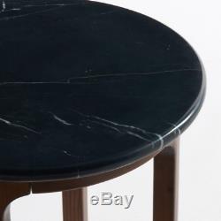 BRAND NEW BOXED Set of 2 Botello Round side tables with marble top, La Redoute