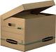 Bankers Box Systematic Storage Boxes, Standard Set-up, Attached Flip-top Lid, Le