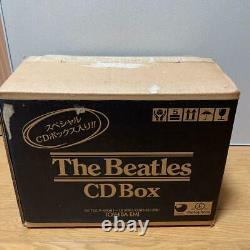 Beatles Wooden Roll Top Complete Box Set with16 cd's & Booklet 1988 with BOX