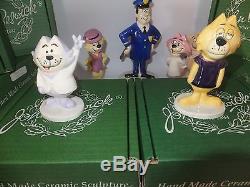 Beswick TOP CAT, full set of 7 figures including Officer Dibble BOXED, excellent