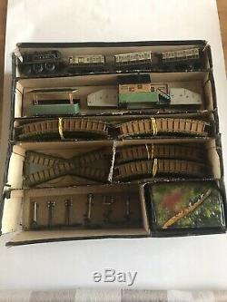Bing Miniature Clockwork Table Top Railway set boxed