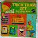 Boxed Vintage 1969 Mattel Wizzzer Trick Tray Set Spinning Top Complete. Wizzer