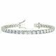 Christmas Offer 5.50 Ct Top Quality Round Diamond Tennis Bracelets In White Gold