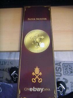 Coins The Our Father Set in Box and Slipers with Certificate EXCELLENT Collection