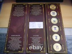 Coins The Our Father Set in Box and Slipers with Certificate EXCELLENT Collection
