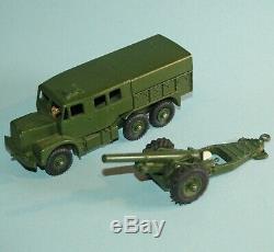 DINKY Meccano UK 1962 Army Gift Set HOWITZER AND TRACTOR #695 original box top