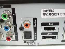 Digital Hd Dvr Recorder Hdmi Twin Tuner Set Top Box Topfield Trf-2400 500gb Hdd