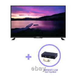 EMtronics 40 Inch Full HD 1080p TV and Freeview Box Set-Top Box Bundle