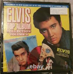 Elvis Top Album Collection Volume 2 5 coloured LP Box Set and poster