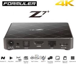 FORMULER Z7+ IPTV SET TOP BOX With12 MONTH IPTV SERVICE ANDROID 7 4K