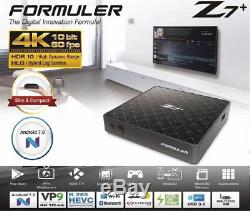 FORMULER Z7+ IPTV SET TOP BOX With12 MONTH IPTV SERVICE ANDROID 7 4K
