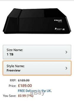 Finlux Freeview 1TB PVR Set Top Box