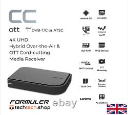Formuler CC 4K UHD Hybrid DVB-T/C Tuner Android TV Set Top Box WIFI z8 z11 z10
