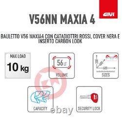 GIVI Set Top-Case Maxia Monokey 4 V56NN Plate SR1186 M5 Honda Strength 750 2021