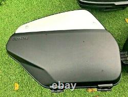 Genuine Suzuki V-Strom Hard Luggage Set Panniers & Top Box Used