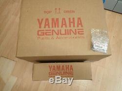 Genuine Yamaha 39 lt top box, lock set, backrest pad, only fit genuine rack