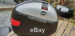 Givi E41 keyless panniers / cases and Givi Maxia topbox E52 set