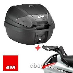 Givi Roller Topcase Set + Träger und Platte für Piaggio X8 125/150/200/250/400