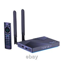 H96 MAX V58 Set Top Box Media Player Receiver TV Box (8G+64G-UK Plug)