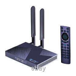 H96 MAX V58 Set Top Box Media Player Receiver TV Box (8G+64G-UK Plug)