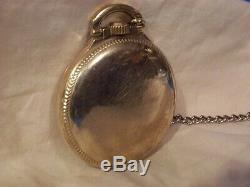 HAMILTON RAILWAY SPECIAL 16S Lever Set Box Top Gold Filled 992B Pocket Watch
