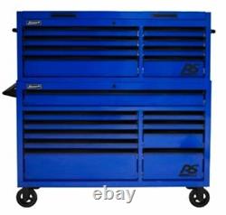 HOMAK MFG 54 Blue RS Pro Top and Bottom Tool Box Set