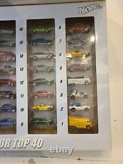 Hot Wheels Since'68 Top 40 Collector Series 164 Complete Box Set NIB