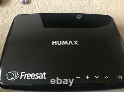 Humax Freesat 1TB HDR 1100S TV Recorder Black Set Top Box Very Clean
