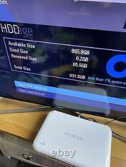 Humax HDR-1010S 1TB Freesat HD Satellite TV Recorder Receiver Set Top Box White