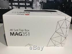 Infomir MAG351 4K Set Top Box Built in Wi Fi
