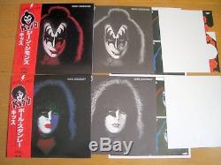 KISS 4 SOLO LP's and PROMO BOX SET Japan TOP
