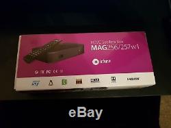 MAG 256 Genuine Infomir IPTV/OTT Set-Top Box, + EU Power Pin with 11 month SUB