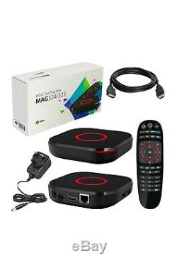 MAG 324 SET-TOP BOX12 Months Package installed Plug & Play