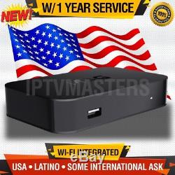 Mag 254 w1 SET TOP BOX with12 MONTH IPTV SERVICE INCLUDED FAST SHIPPING USA DEALER